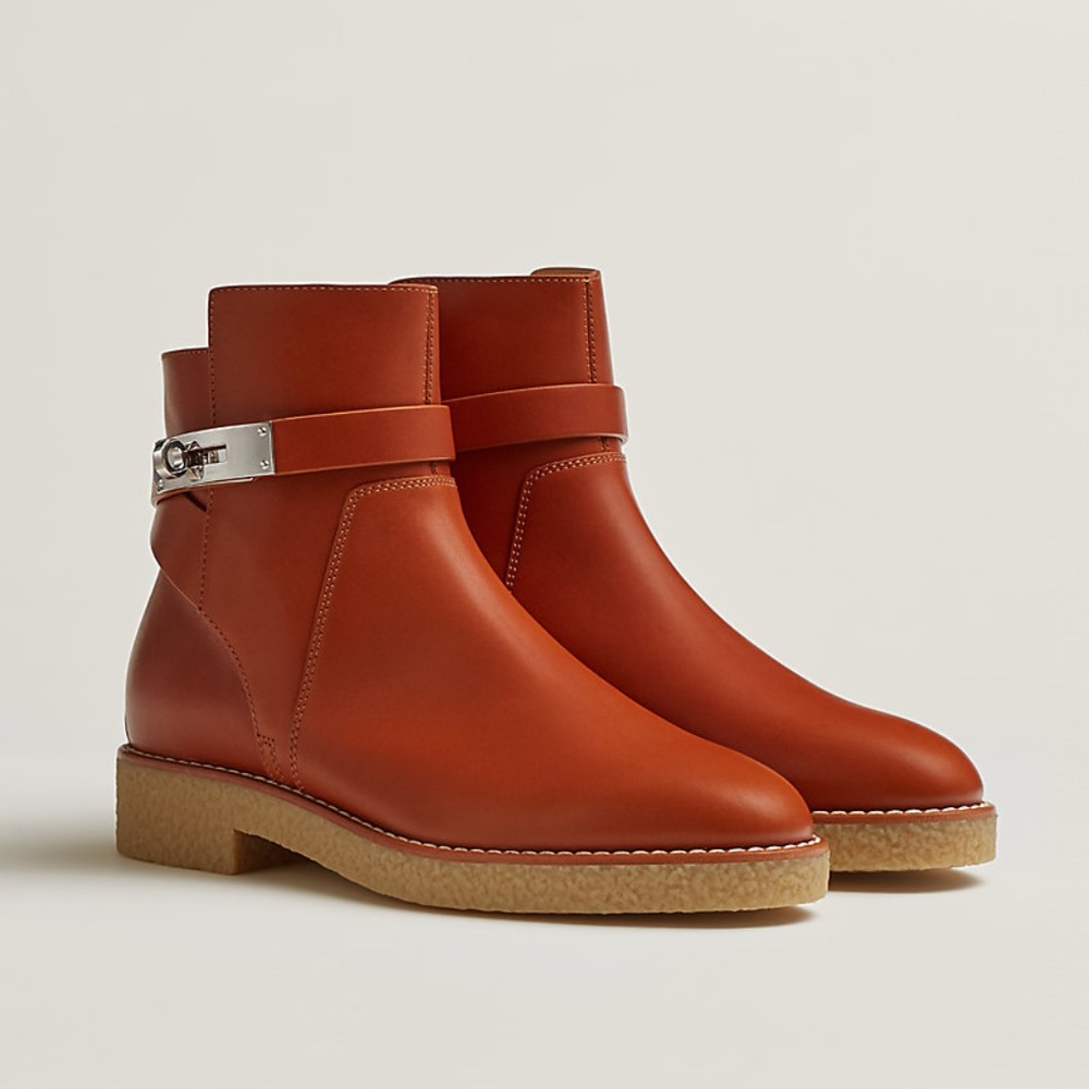 Hermes Follow ankle booties